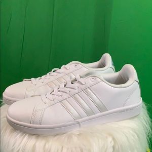 Iridescent Striped Adidas Neo Shoes